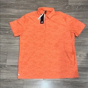 Adidas Men's Vibrant Orange Polo